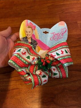 Nickelodeon Jojo Siwa Christmas Hair Bow Clip